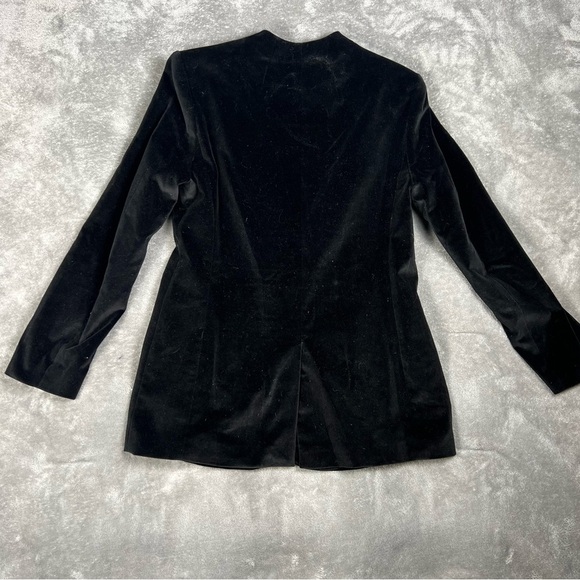 Madewell Blazer Womens 4 Black Velvet Office Career Business Dressy Outerwear - Picture 5 of 8